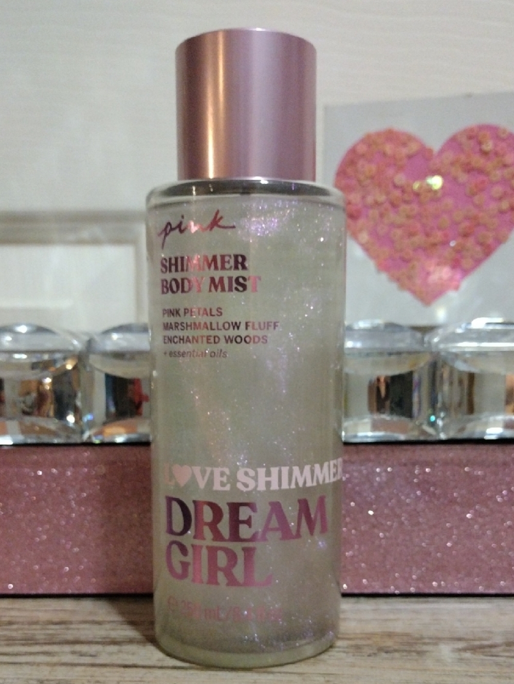 PINK Victoria's Secret Dream Girl Shimmer Body Mist 🆕 - Picture 2 of 4